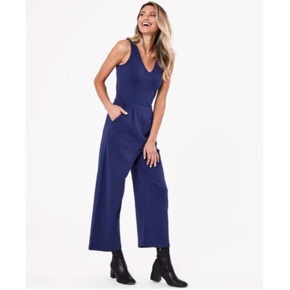 Pact Women's Blue Jumpsuit - Picture 1 of 7